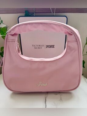 PINK Victoria's Secret Light Pink Cosmetic Shoulder Bag